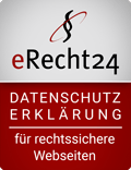 Datenschutz Erklärung 1 erecht24-siegel-datenschutz-rot